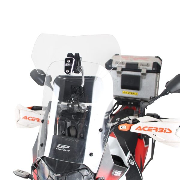 Spoiler parbriz ajustabil universal - GP105 transparent (cu prindere argintie), produs universal de la GP Kompozit