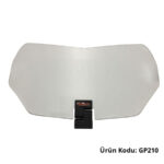 Spoiler parbriz transparent universal - GP210 (cu prindere neagra)