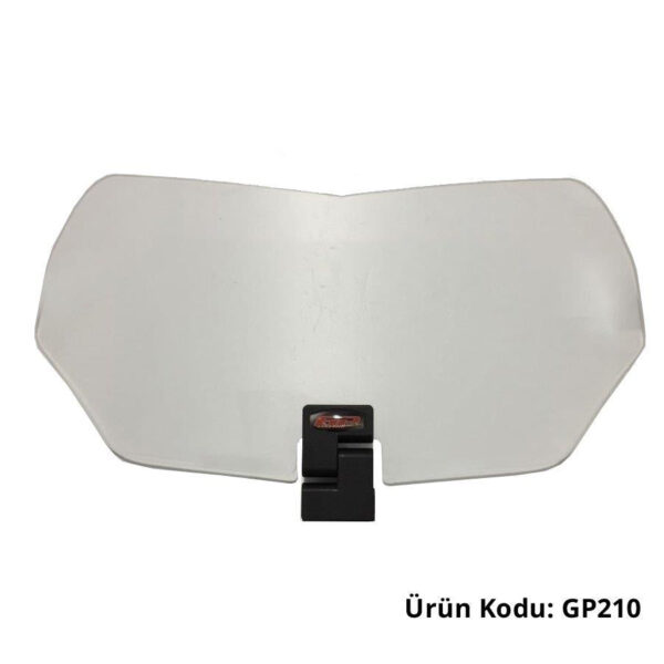 Spoiler parbriz transparent universal - GP210 (cu prindere argintie), produs universal de la GP Kompozit