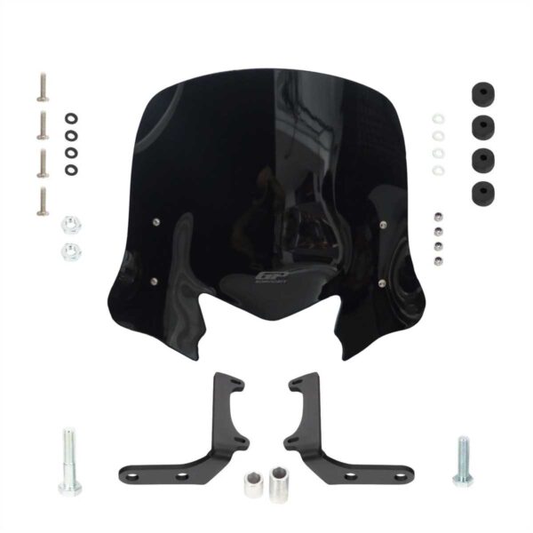 Parbriz (negru) - Honda Dio 2021-2024 de la GP Kompozit