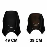 Parbriz (negru) - Royal Enfield Himalayan 2024