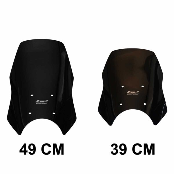 Parbriz (negru) - Royal Enfield Himalayan 2024 de la GP Kompozit