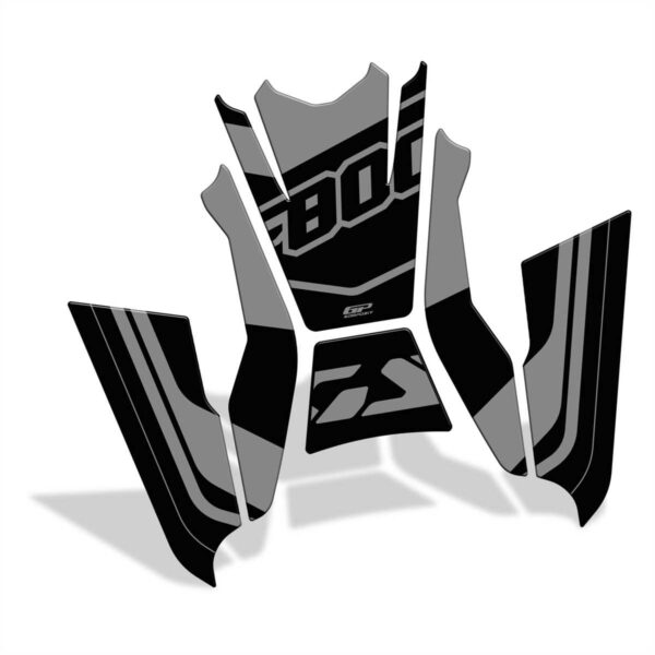 Set protectii rezervor (negru) - BMW F 800 GS 2024 de la GP Kompozit