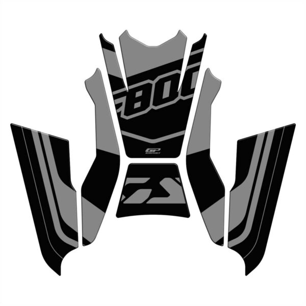 Set protectii rezervor (negru) - BMW F 800 GS 2024 de la GP Kompozit