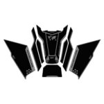 Set protectii rezervor (negru) - BMW F 900 GS ADV 2024