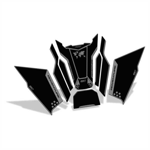 Set protectii rezervor (negru) - BMW F 900 GS ADV 2024 de la GP Kompozit