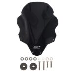 Parbriz negru GP Kompozit pentru Aprilia Tuono 660 Factory (2021-2024), 45 cm