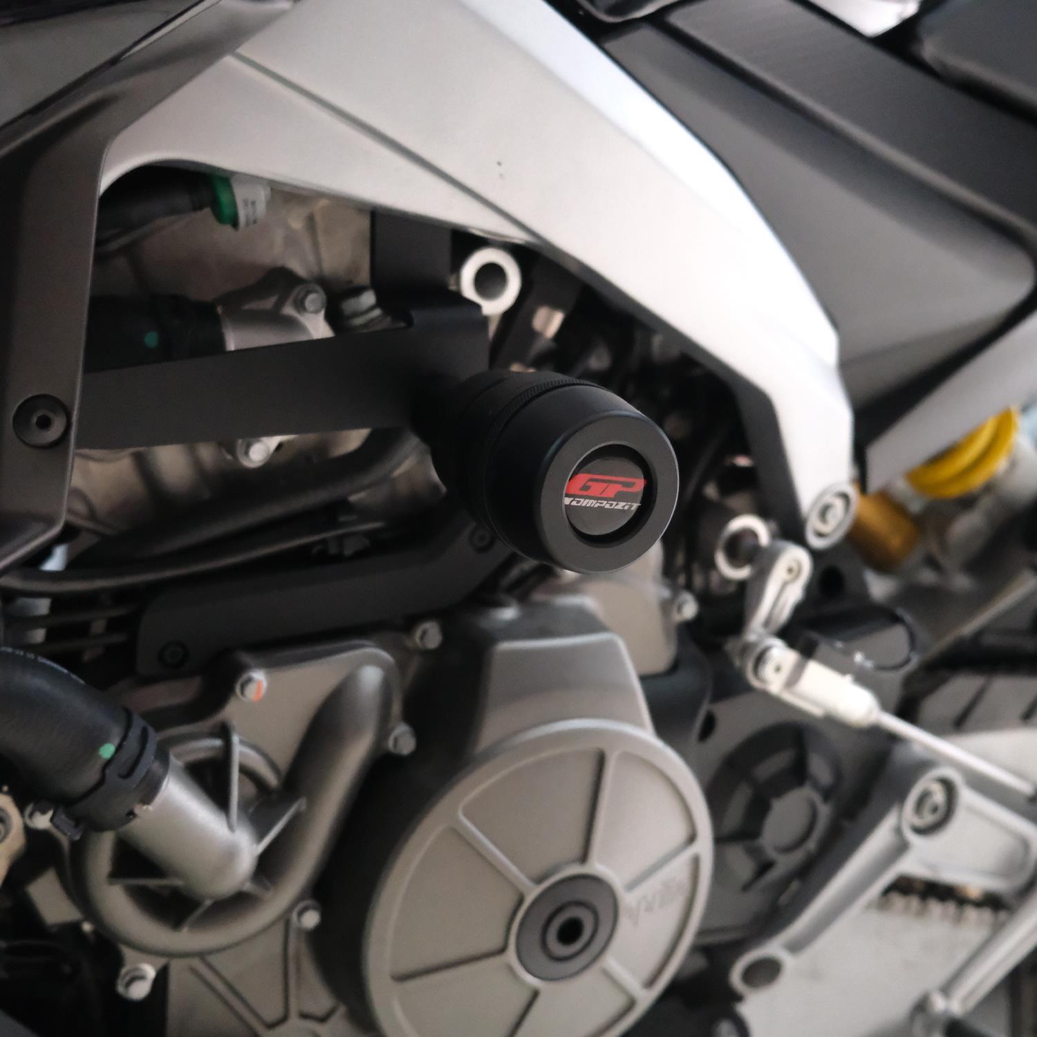 Slider cadru (negru) - Aprilia Tuono 660 Factory 2021-2024