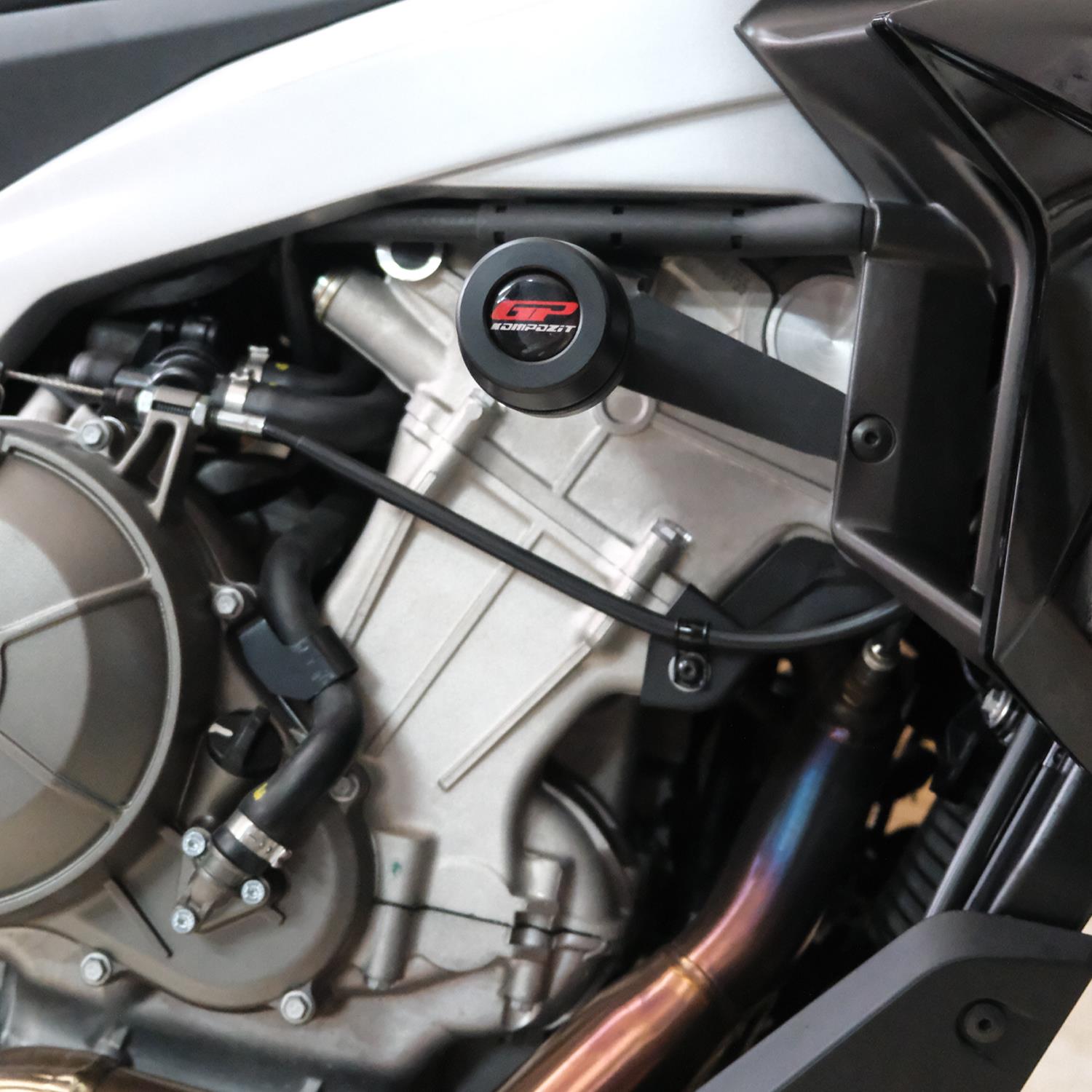 Slider cadru (negru) - Aprilia Tuono 660 Factory 2021-2024