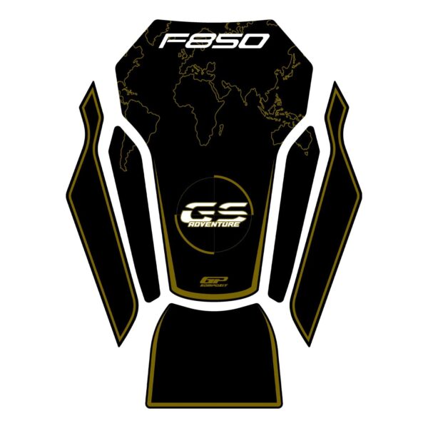 Protecție rezervor (neagră) - BMW F 850 GS 2018-2024