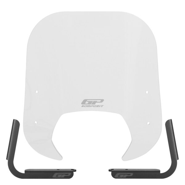 Parbriz transparent - Royal Alloy Tigara Grande 125 / 150 / 300 2022-2025 - 38 cm