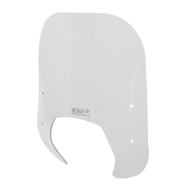 Parbriz transparent - Royal Alloy Tigara Grande 125 / 150 / 300 2022-2025 - 38 cm