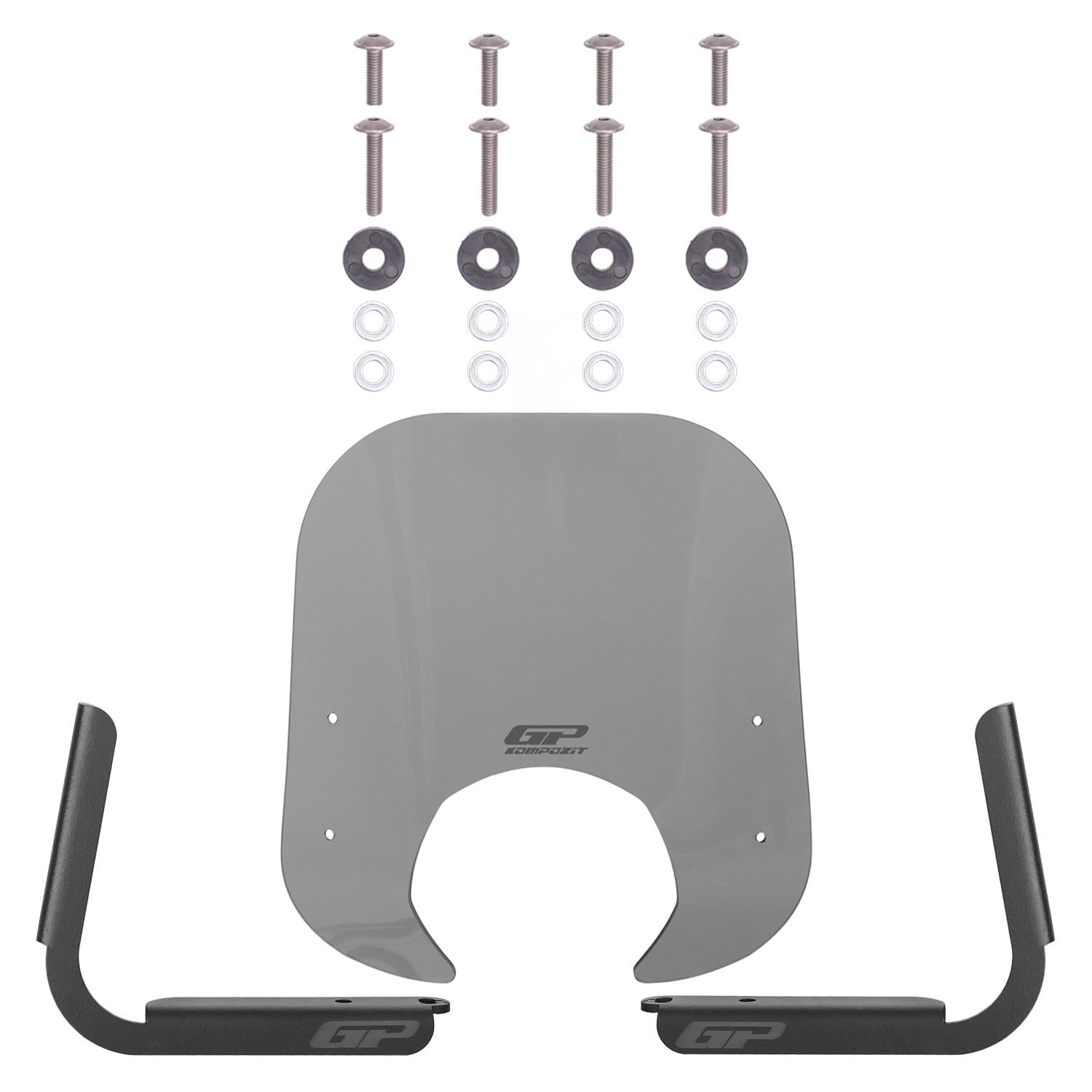 Parbriz fumuriu - Royal Alloy GP / GT 150 / 180 / 300 2022-2024 - 38 cm