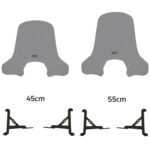 Parbriz fumuriu - Lambretta X300 2023-2024 - 55 cm