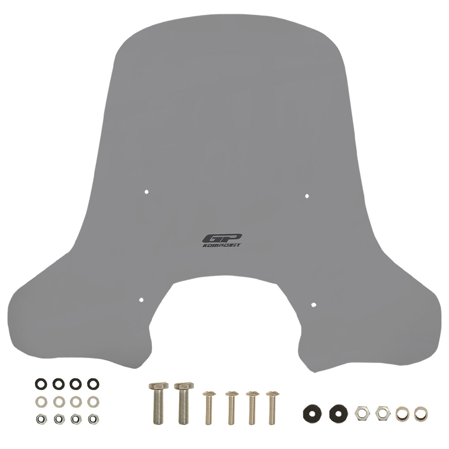 Parbriz fumuriu - Lambretta X300 2023-2024 - 55 cm