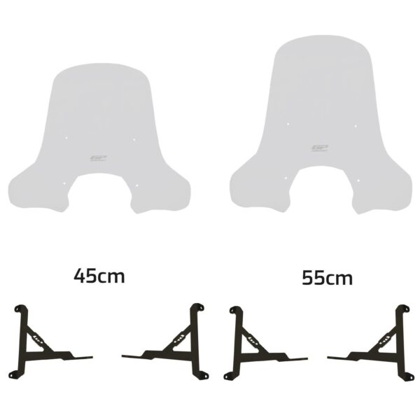 Parbriz transparent - Lambretta X300 2023-2024 - 55 cm