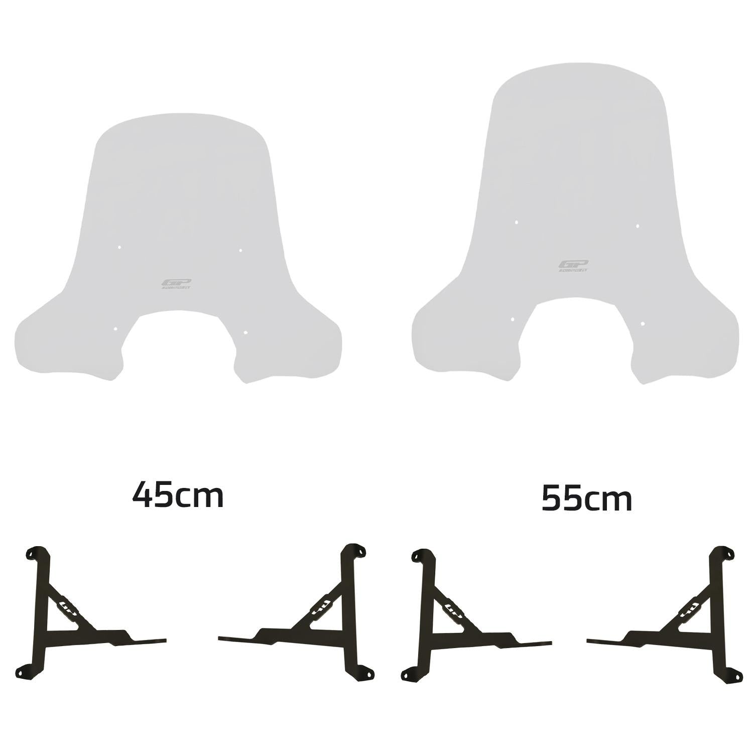 Parbriz transparent - Lambretta X300 2023-2024 - 55 cm