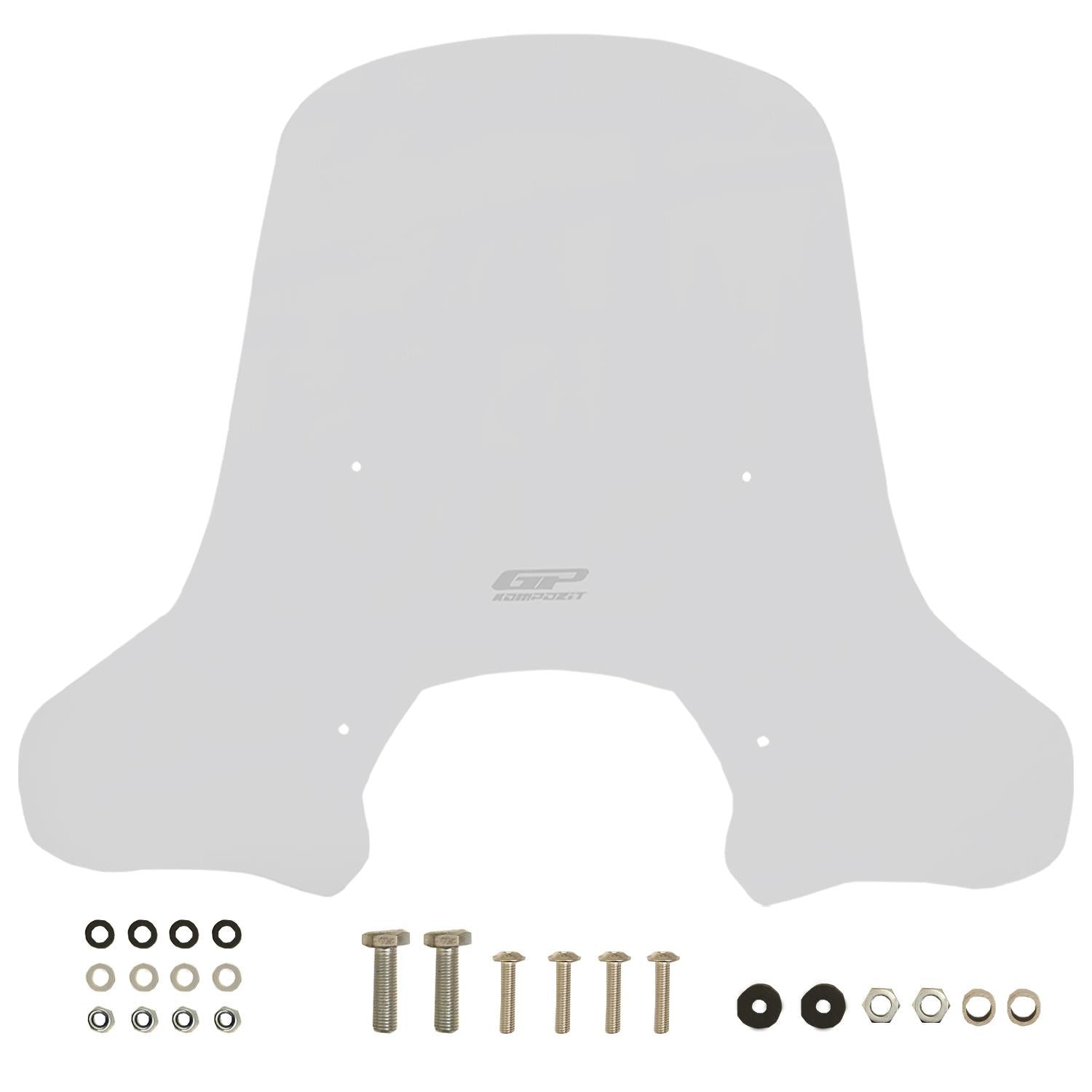 Parbriz transparent - Lambretta X300 2023-2024 - 55 cm