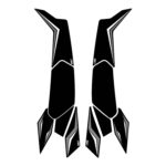 Protecție laterală rezervor gri - Honda PCX125/150 2025