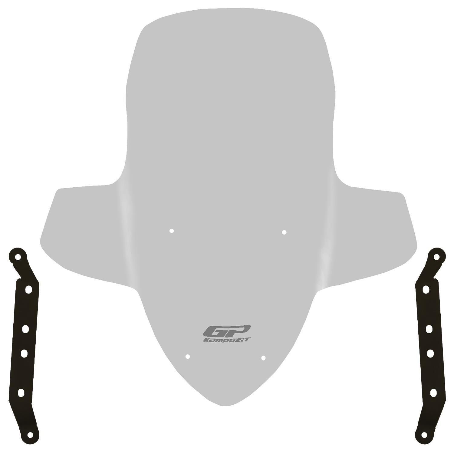 Parbriz cu handguard fumuriu - SYM Joyride 300 2023-2024 - 66 cm