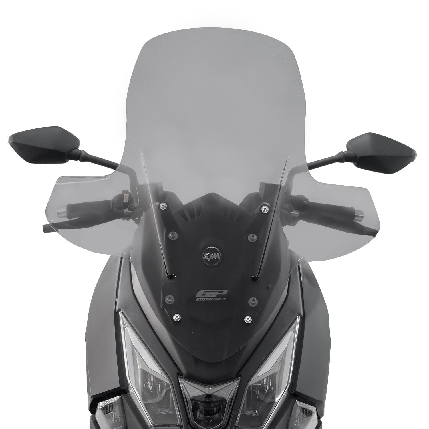 Parbriz cu handguard fumuriu - SYM Joyride 300 2023-2024 - 66 cm