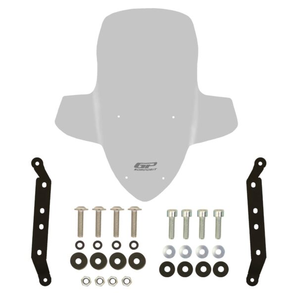 Parbriz cu handguard fumuriu - SYM Joyride 300 2023-2024 - 66 cm