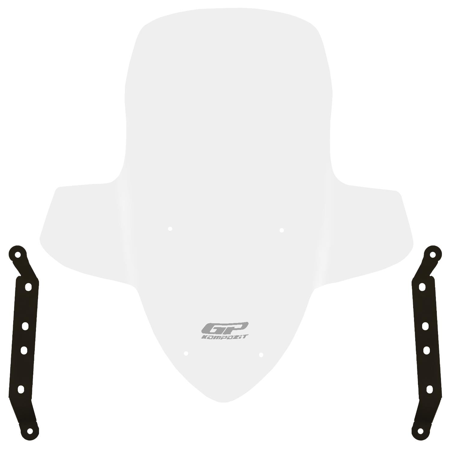 Parbriz cu handguard transparent - SYM Joyride 300 2023-2024 - 66 cm