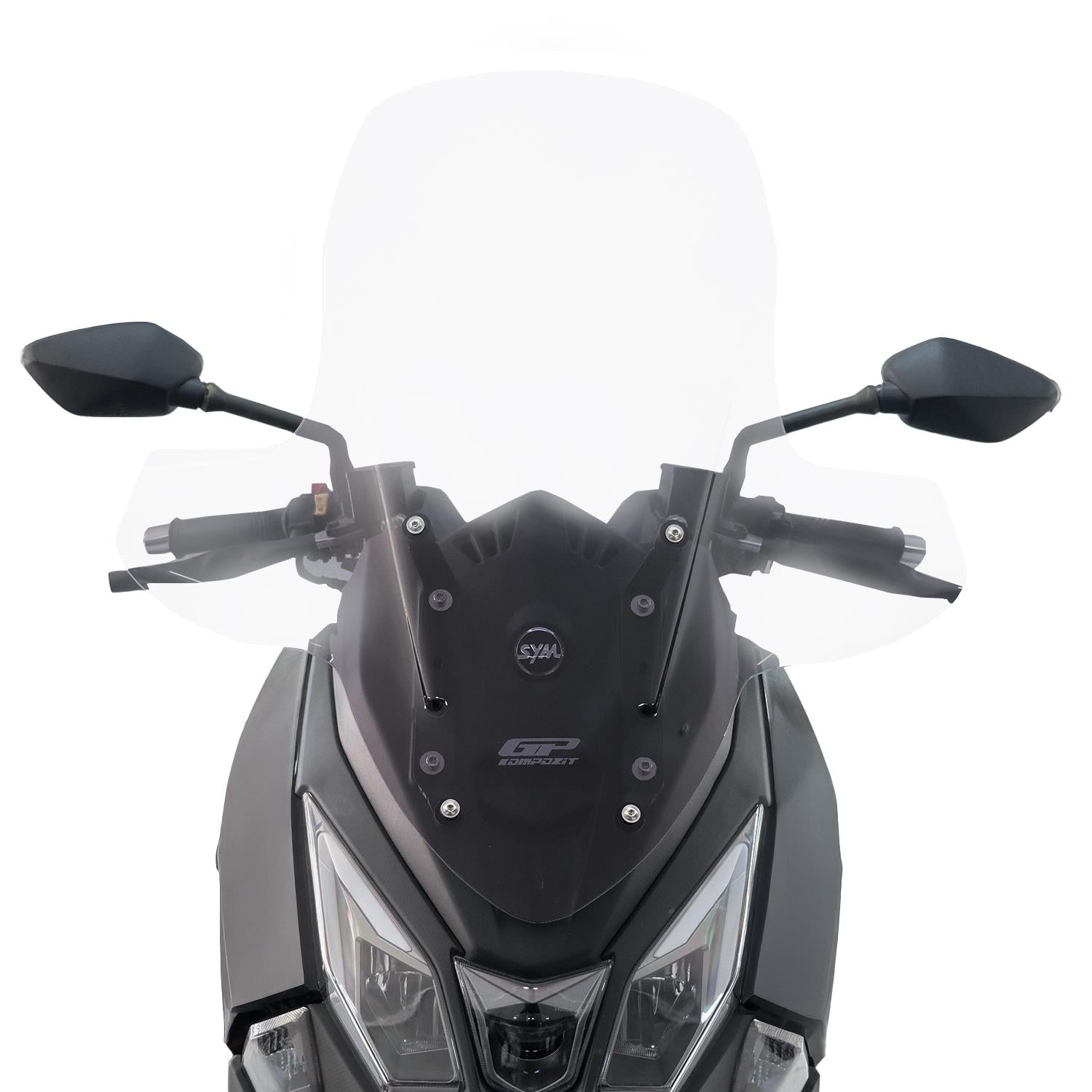 Parbriz cu handguard transparent - SYM Joyride 300 2023-2024 - 66 cm