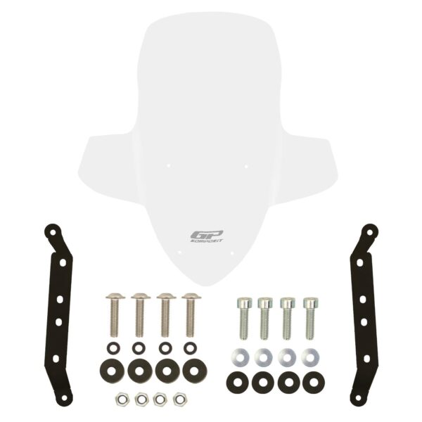 Parbriz cu handguard transparent - SYM Joyride 300 2023-2024 - 66 cm