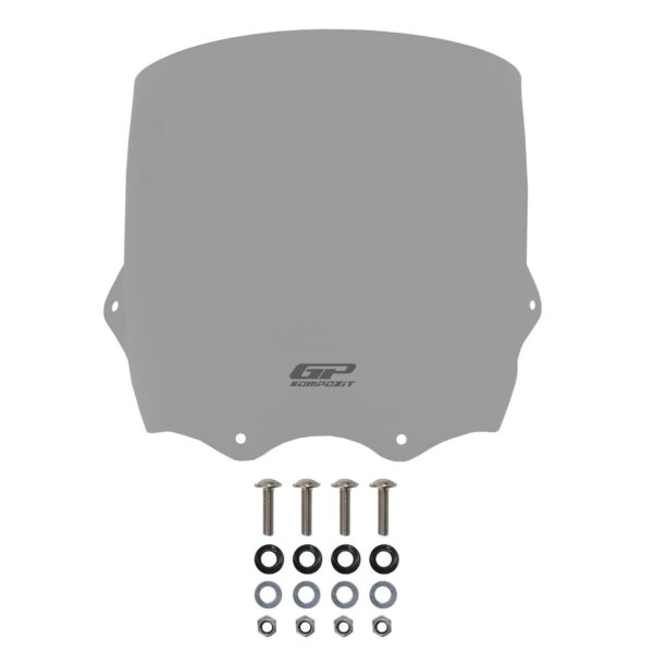 Parbriz fumuriu - BMW M 1000 RR 2022-2024 (pentru carenaj racing) - 25 cm