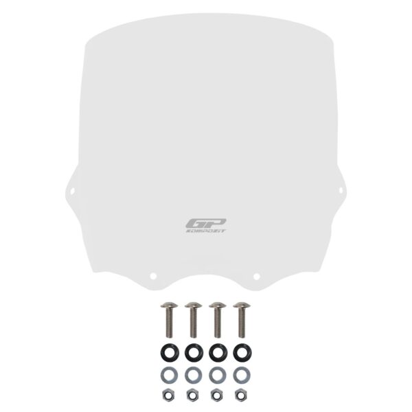 Parbriz transparent - BMW M 1000 RR 2022-2024 (pentru carenaj racing) - 25 cm