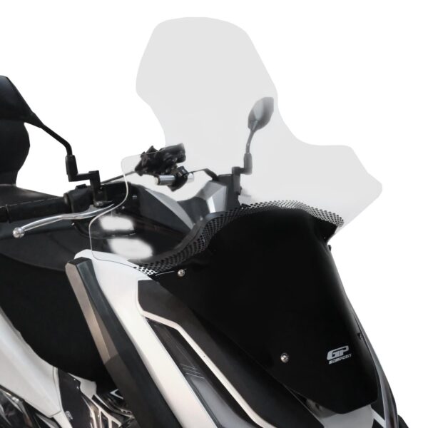 Parbriz cu handguard transparent - Honda PCX125 / PCX150 2025 - 78 cm