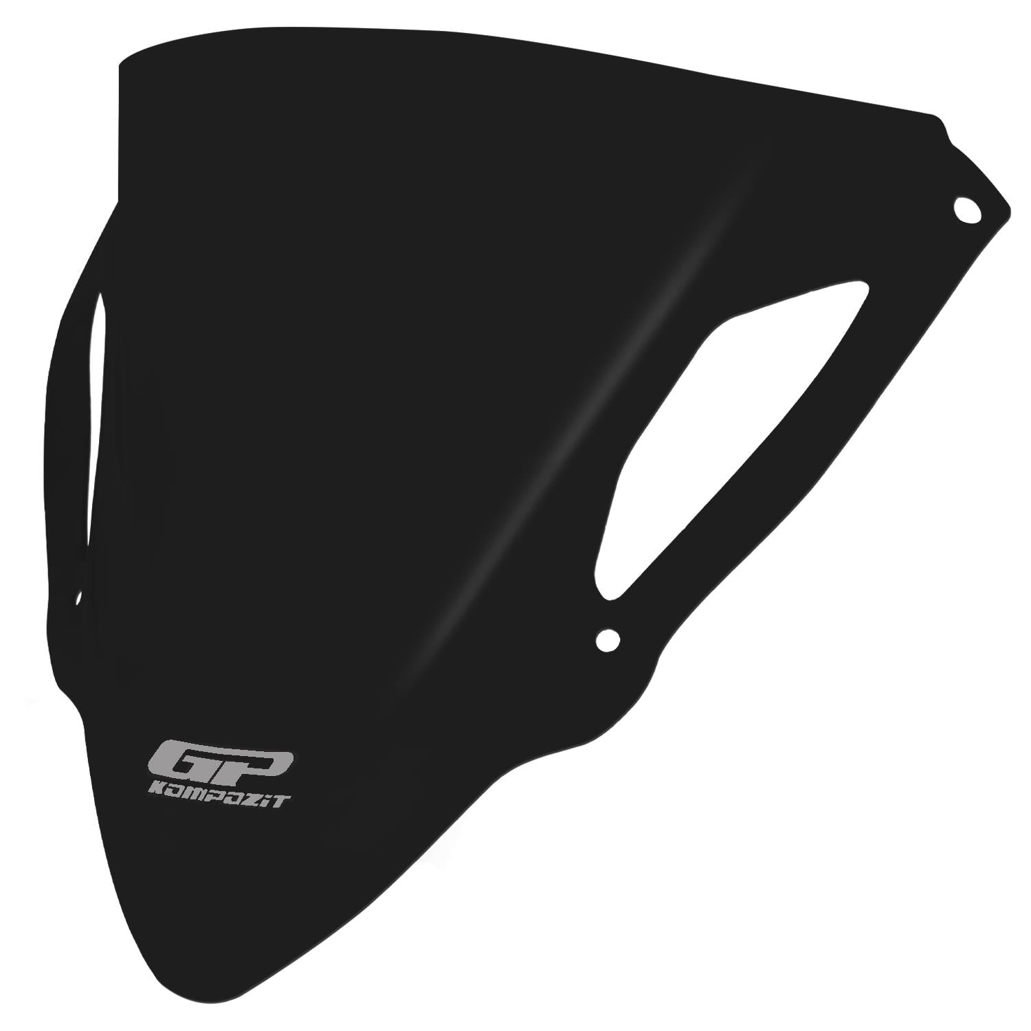 Parbriz (negru) - Kawasaki ZX-6R 2024-2025 - 31 cm