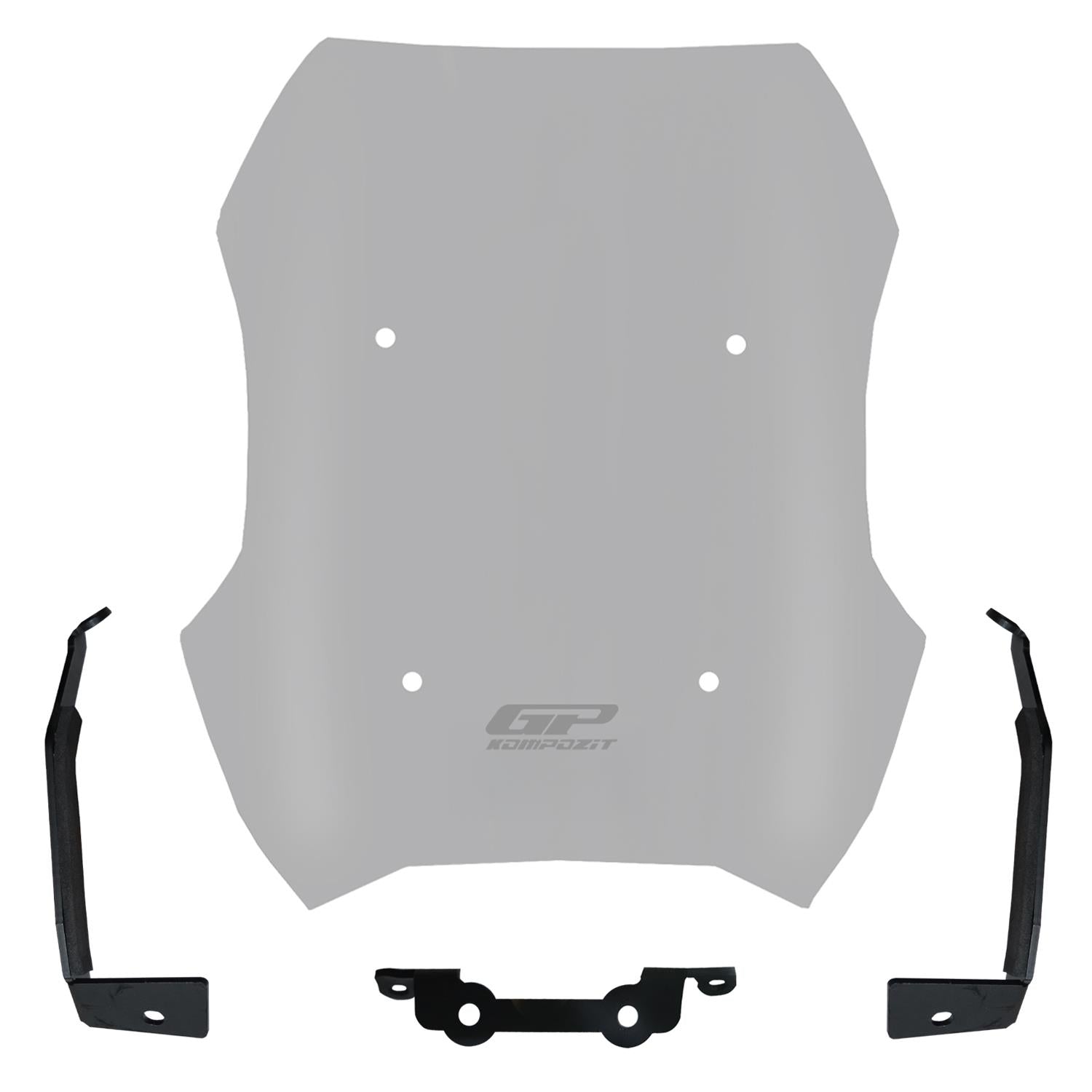 Parbriz sport fumuriu - Peugeot PM-01 2023-2025 - 33 cm