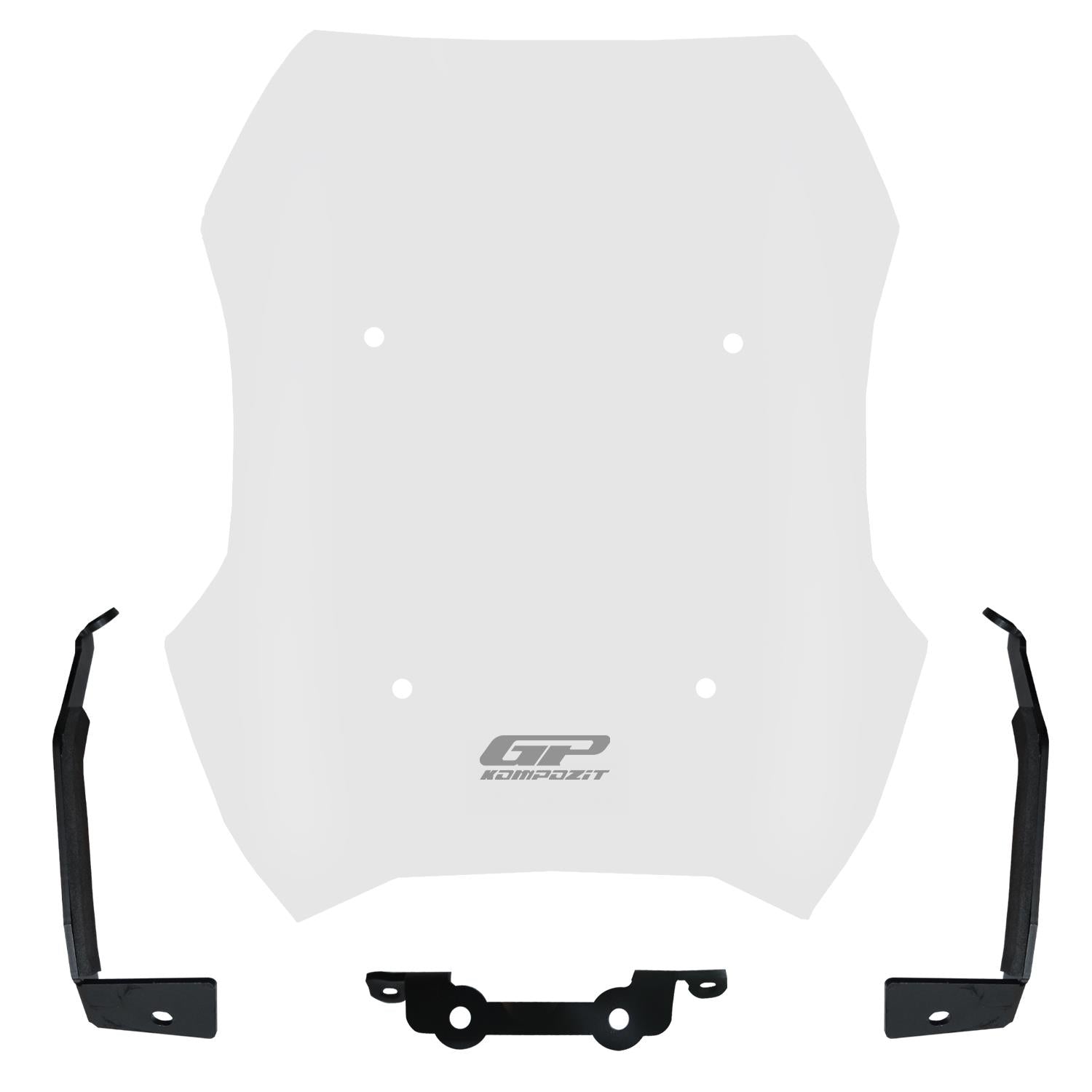 Parbriz sport transparent - Peugeot PM-01 2023-2025 - 33 cm