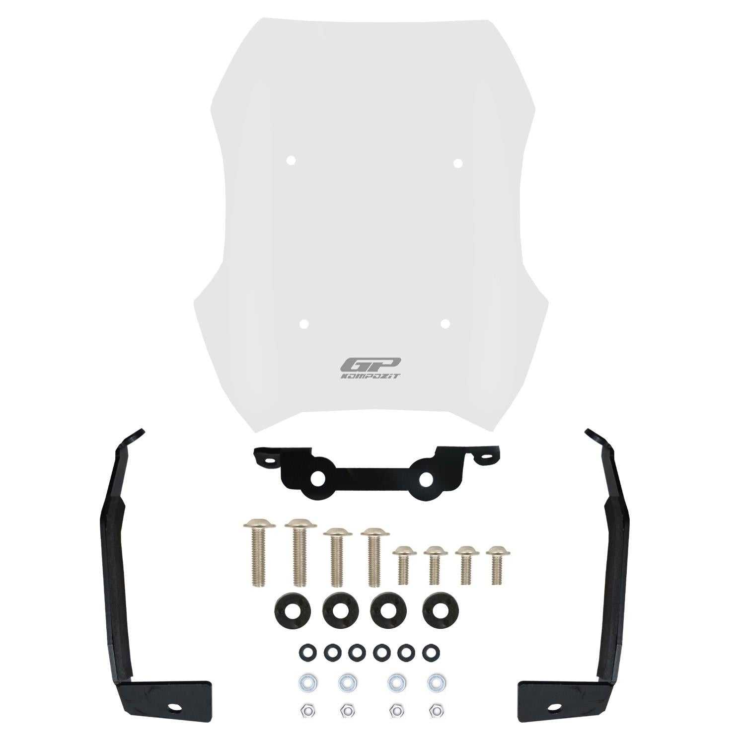 Parbriz sport transparent - Peugeot PM-01 2023-2025 - 33 cm