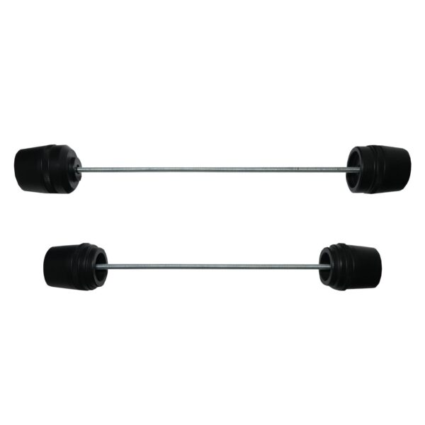 Set slidere pentru axul rotii și cadru (negru) - KTM 390 Adventure X 2025