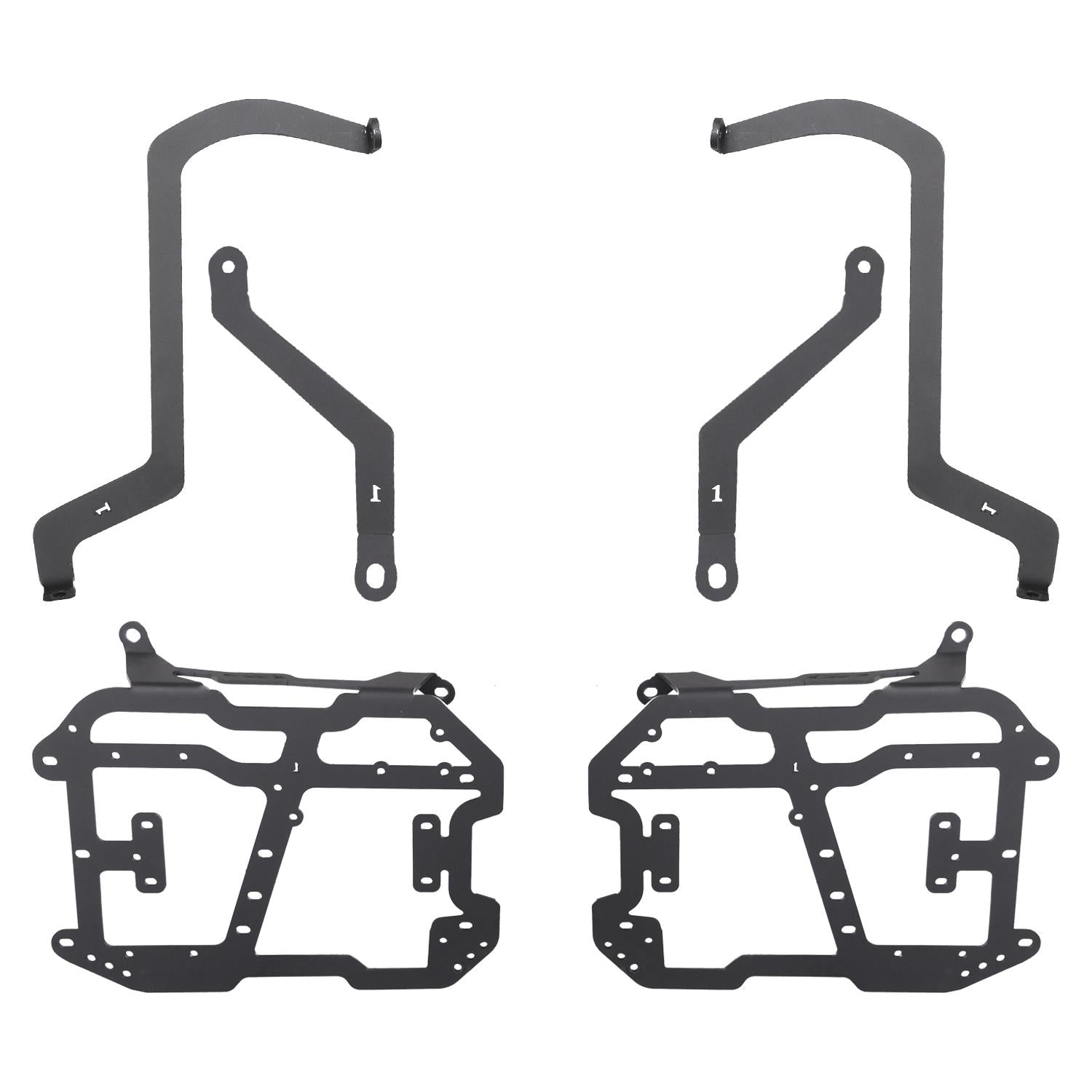 Suport lateral portbagaj (negru) - Benelli TRK 502 / TRK 502 X 2018-2023