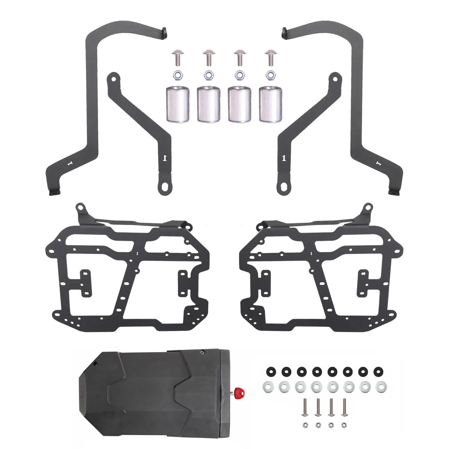 Suport lateral portbagaj (negru) - Benelli TRK 502 / TRK 502 X 2018-2023