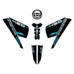 Set protecție rezervor (albastru) - CFMOTO 450SR  2023-2024