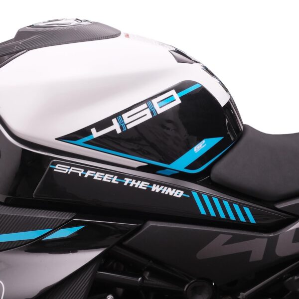 Set protecție rezervor (albastru) - CFMOTO 450SR  2023-2024