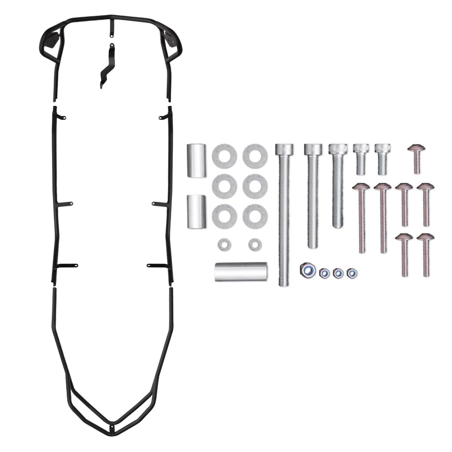 Crash bar (negru) - Yamaha NMAX 125 / NMAX 155 2025