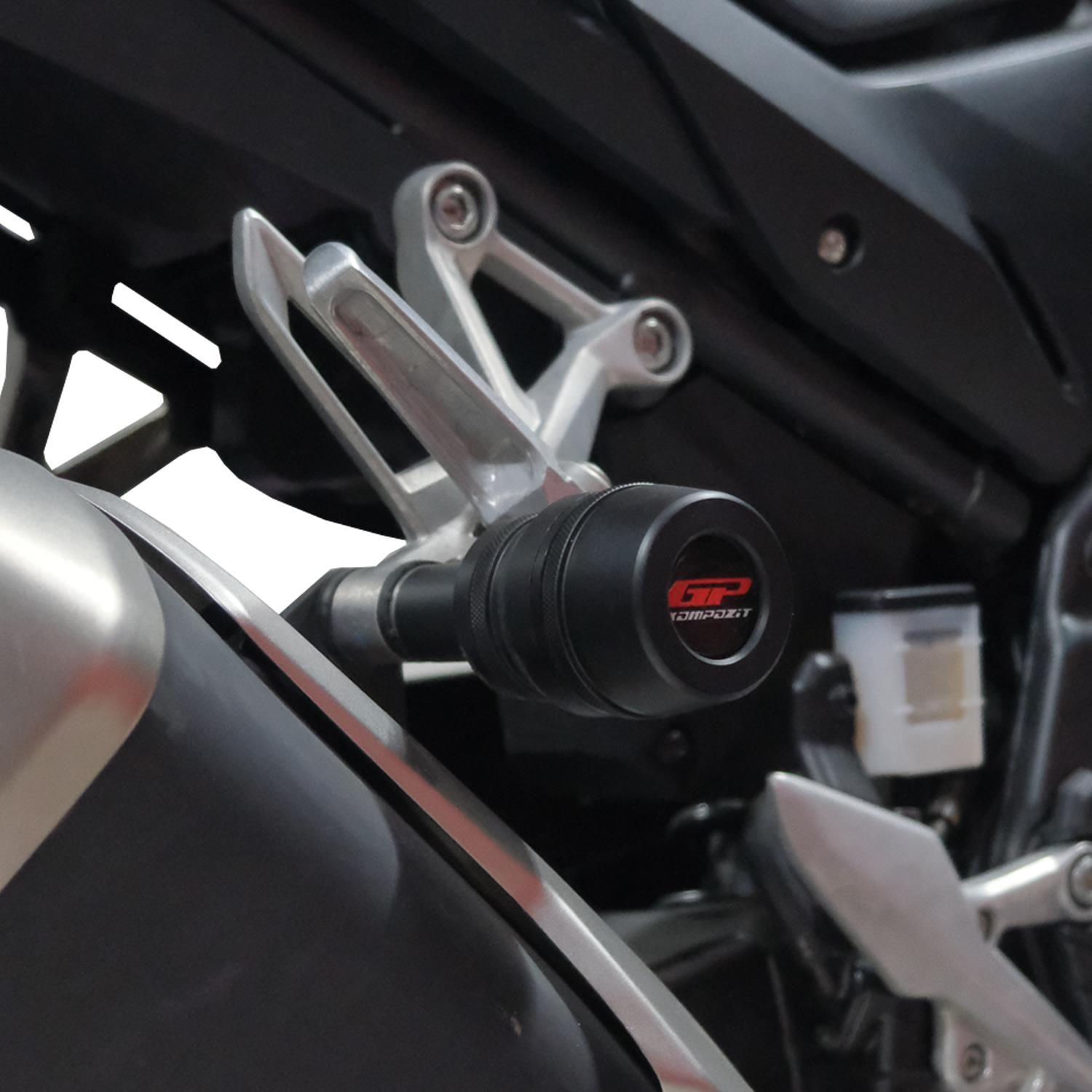 Slider protecție toba (negru) - Honda CB500 Hornet 2025