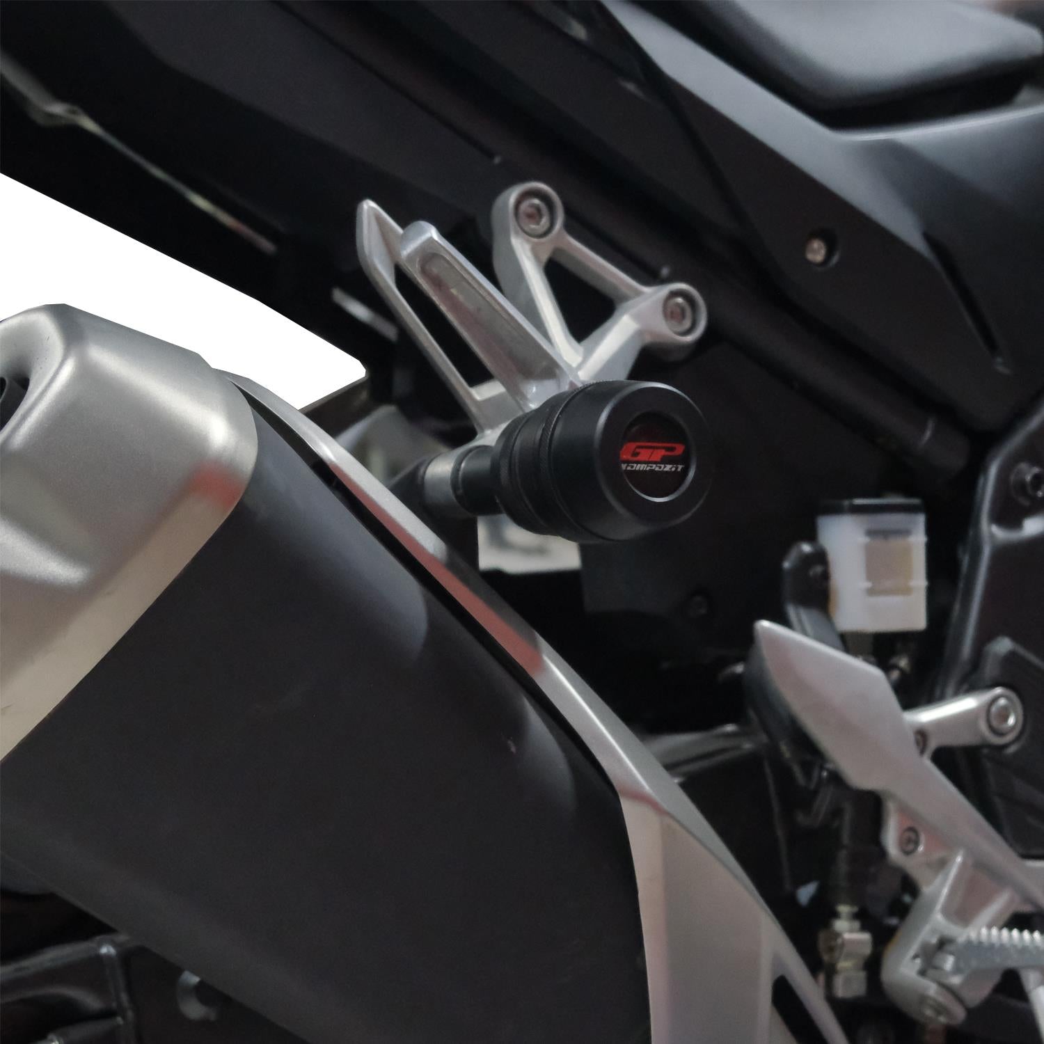 Slider protecție toba (negru) - Honda CB500 Hornet 2025