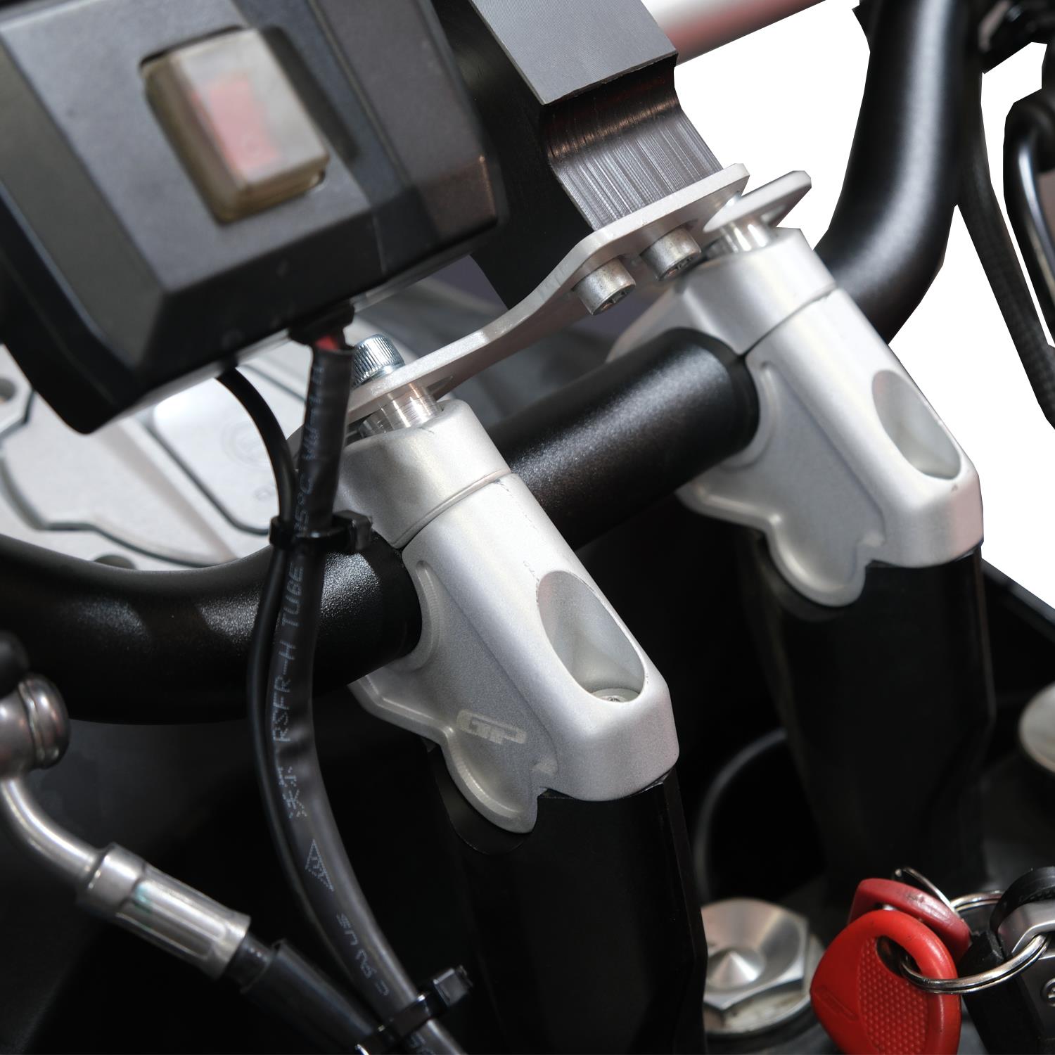 Înălțător ghidon (gri) - CFMOTO 450MT 2024-2025