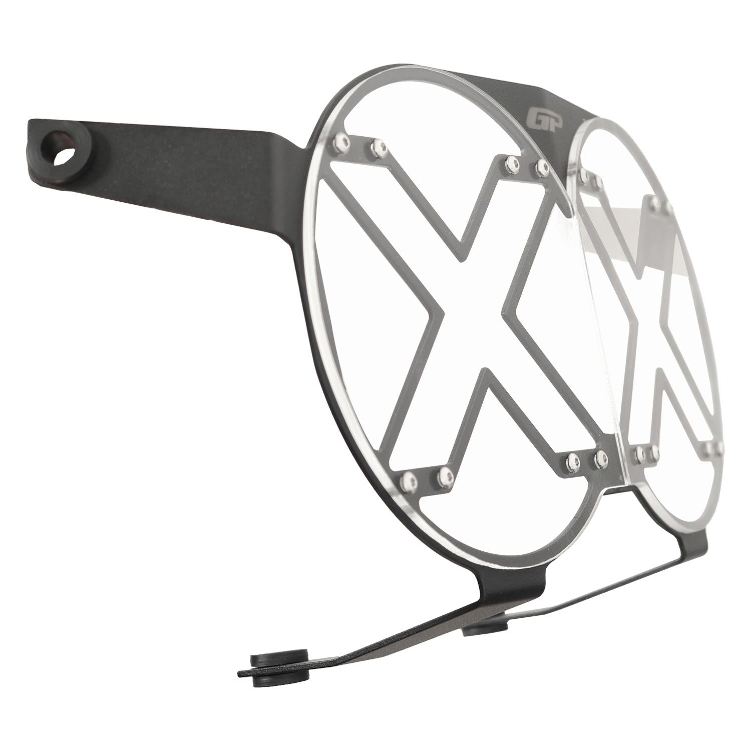 Protecție far (negru) - Ducati DesertX 2022-2025