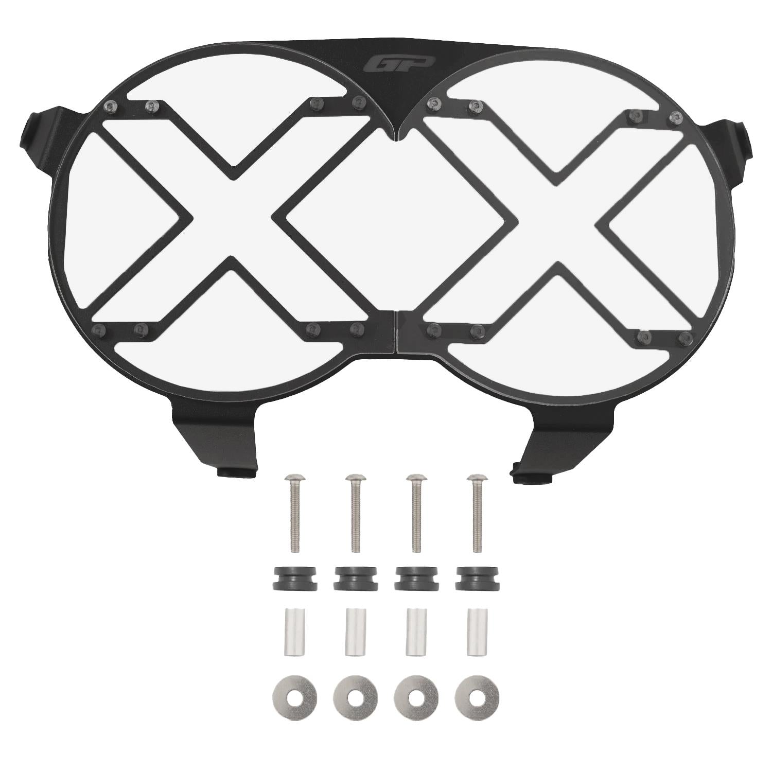 Protecție far (negru) - Ducati DesertX 2022-2025