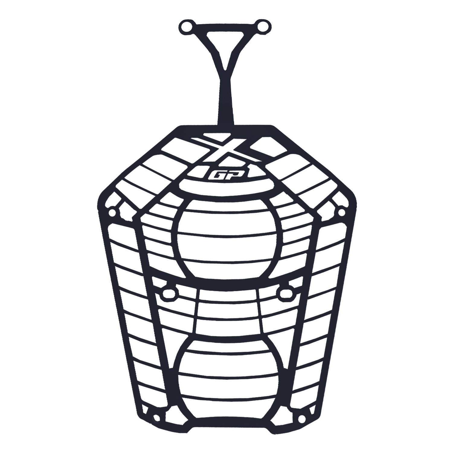 Protecție far (negru) - KTM 390 Adventure X 2025