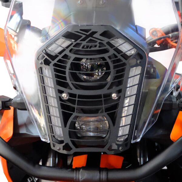 Protecție far (negru) - KTM 390 Adventure X 2025