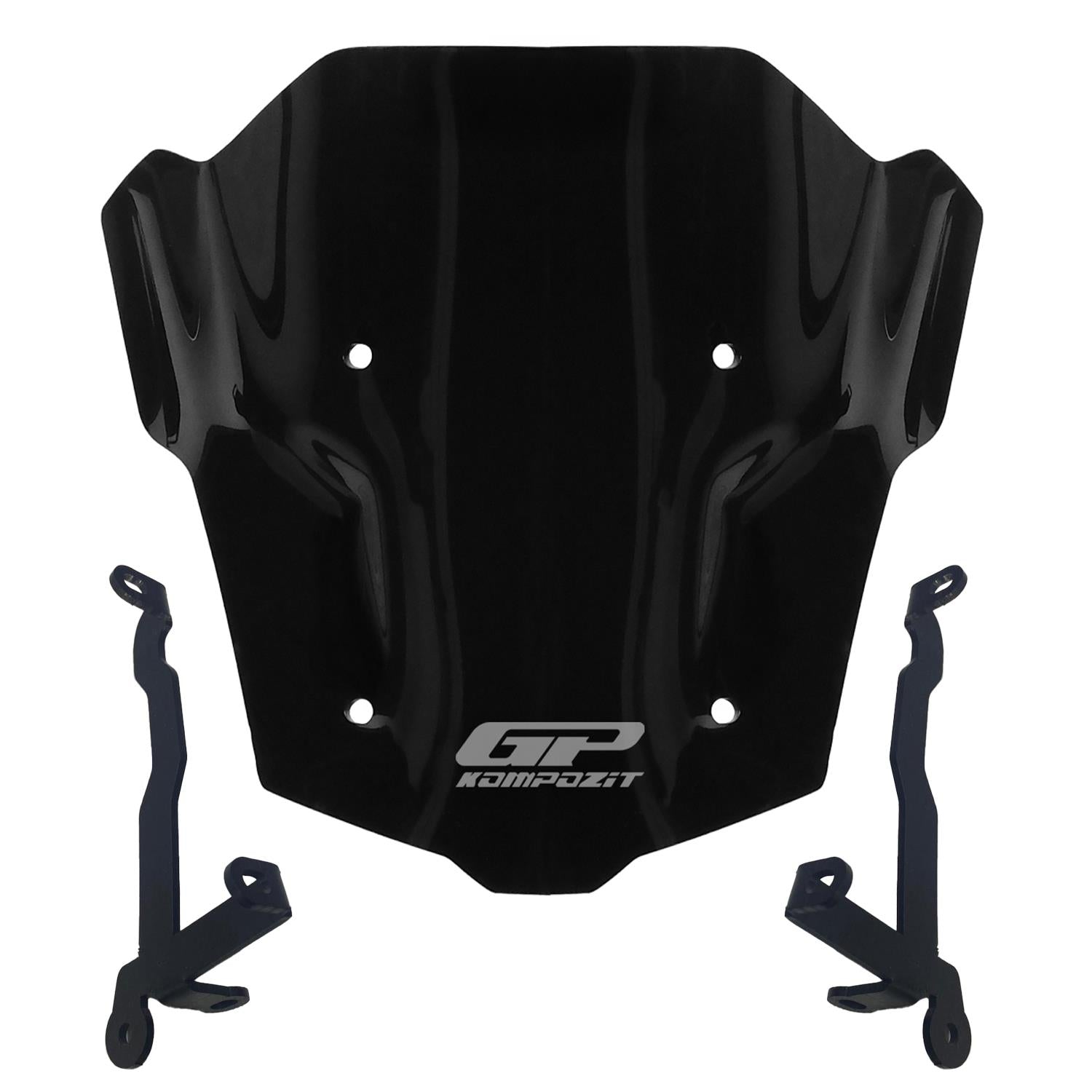 Parbriz (negru) - Honda CB650R E-CLUTCH 2025 - 27 cm